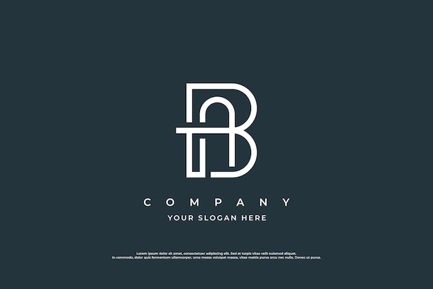 Elegant Monogram Logo with Minimalist Geometric Design | Jiffy Designs