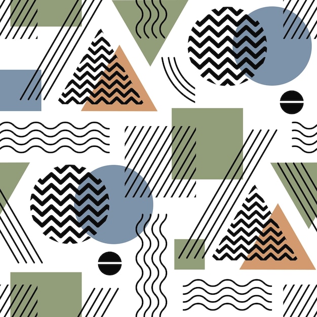Geometric Shapes and Patterns in Earthy Tones | Jiffy Designs
