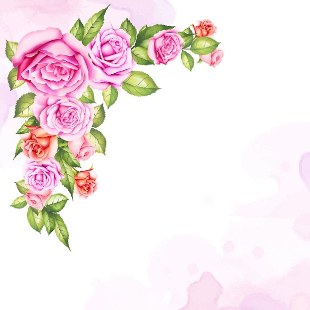 Elegant Pink Rose Bouquet with Vibrant Green Leaves | Jiffy Designs