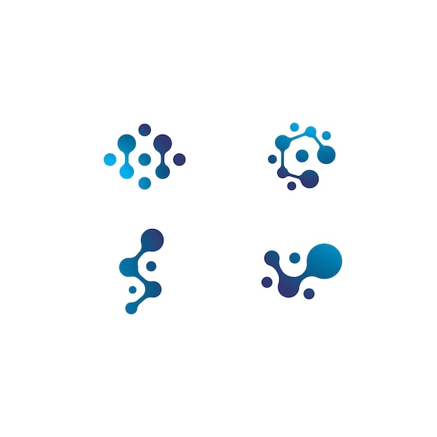 Playful Bubble Clusters in Shades of Blue | Jiffy Designs