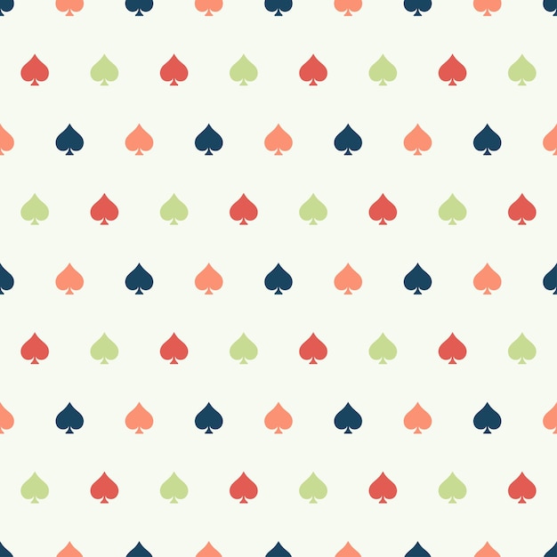 Vibrant Heart-Shaped Pattern on Cream Background | Jiffy Designs