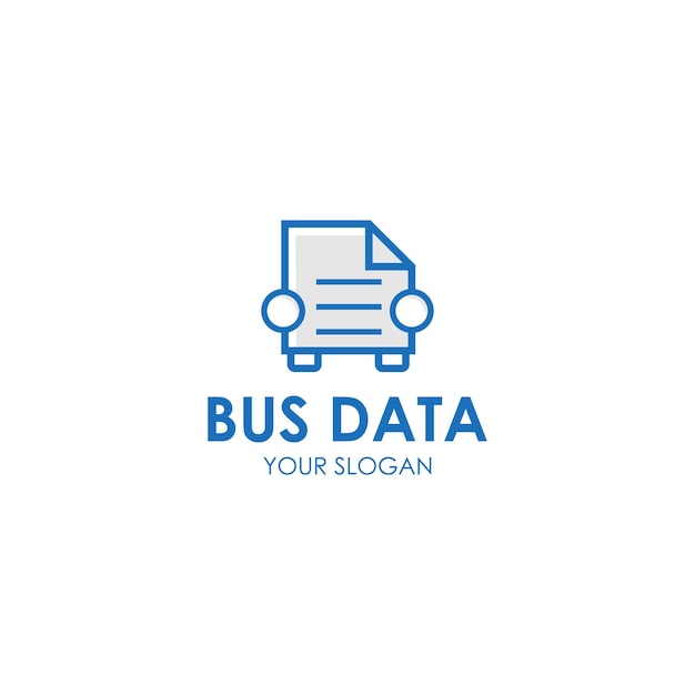 Streamlined Bus Icon with Informative Text Overlay | Jiffy Designs