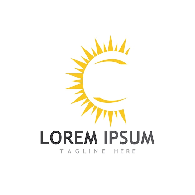 Radiant Sun-Inspired Logo with Tagline | Jiffy Designs