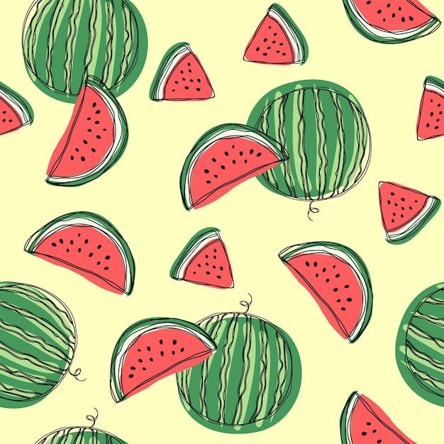 Vibrant Watermelon and Melon Pattern | Jiffy Designs