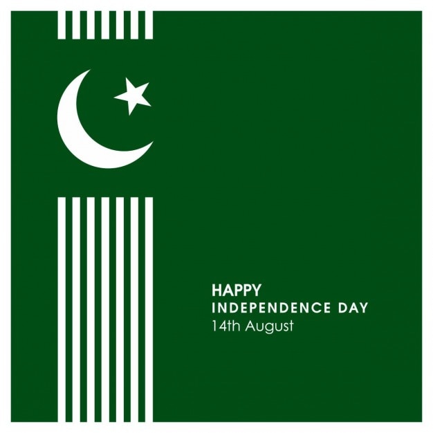 Pakistan Independence Day Emblem with Crescent Moon and Star | Jiffy ...