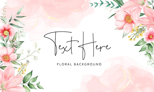 Vibrant Floral Backdrop with Handwritten Text | Jiffy Designs