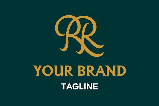 Elegant Monogram Logo with Stylized Initials and Tagline | Jiffy Designs