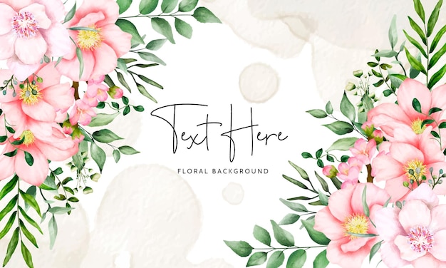 Elegant Pink Floral Background with Handwritten Text Overlay | Jiffy ...