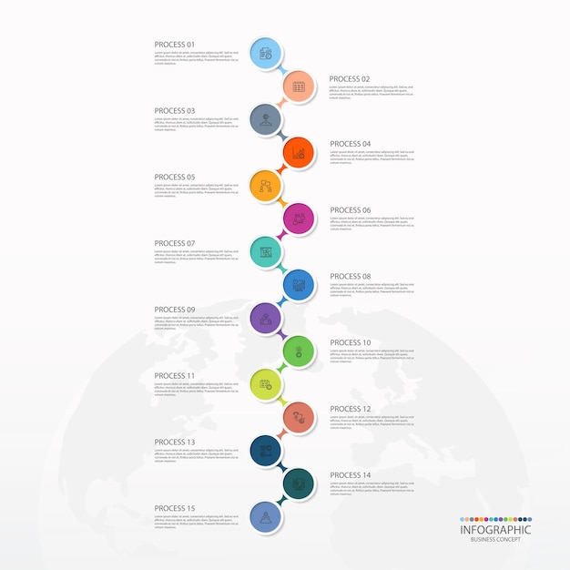 Vibrant Circular Infographic with Descriptive Labels | Jiffy Designs