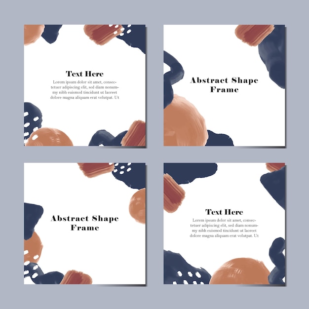 Vibrant Abstract Shapes and Textures in Earthy Tones | Jiffy Designs