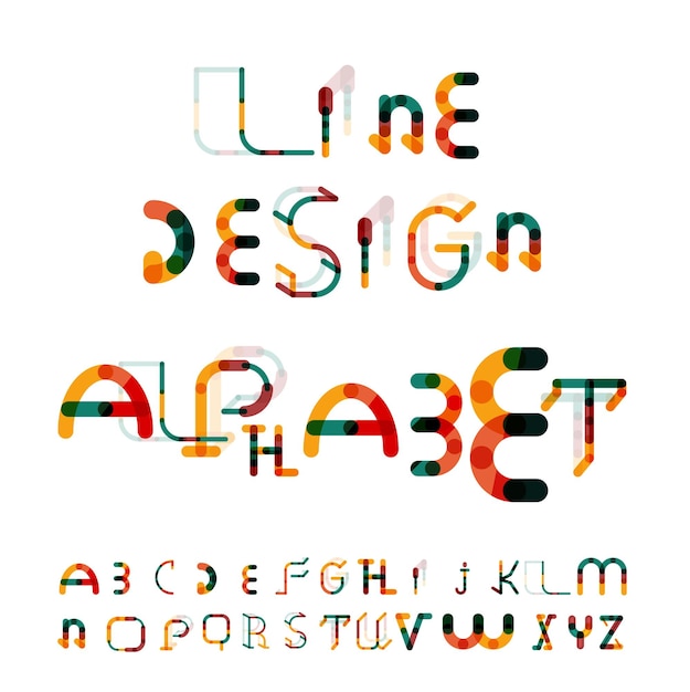 Vibrant Typographic Design Alphabet with Playful Shapes | Jiffy Designs