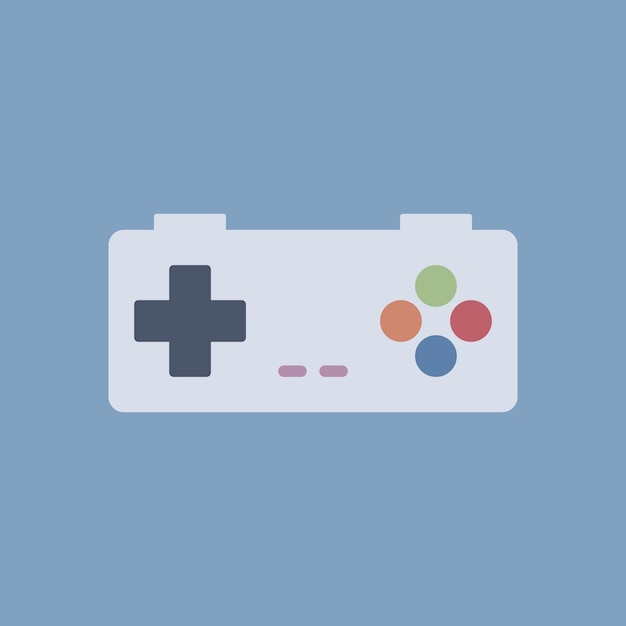 Vibrant Retro Gaming Controller Illustration | Jiffy Designs