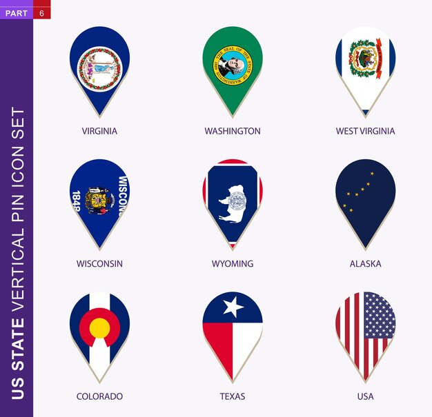 Vibrant State Emblems: A Geographical Journey Across America | Jiffy ...