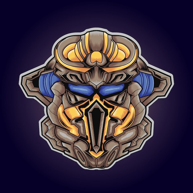 Majestic Warrior Emblem with Ornate Design | Jiffy Designs