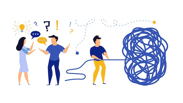 Vibrant Illustration of Creative Collaboration and Problem-Solving ...