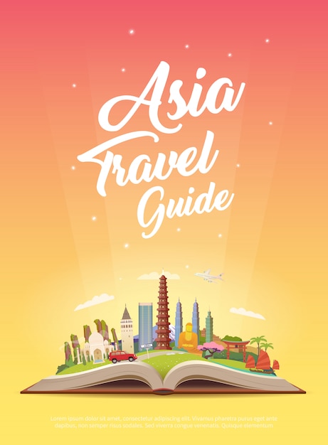 Discover the Wonders of Asia in this Vibrant Travel Guide | Jiffy Designs