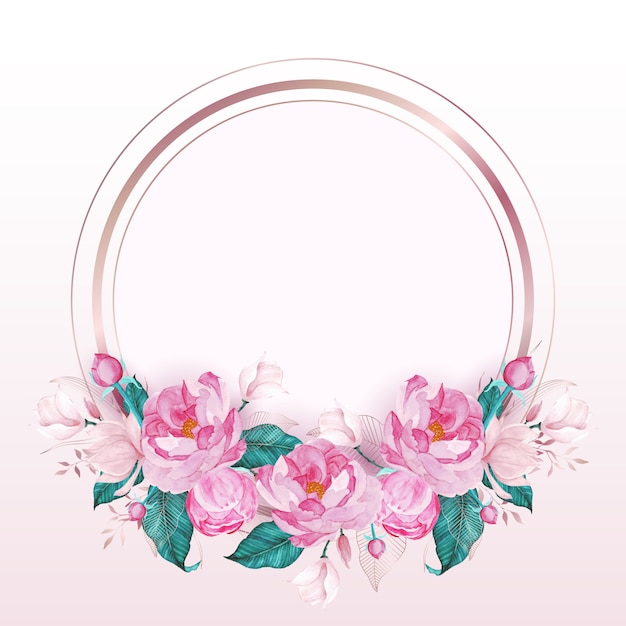 Elegant Floral Wreath of Vibrant Pink Roses and Greenery | Jiffy Designs
