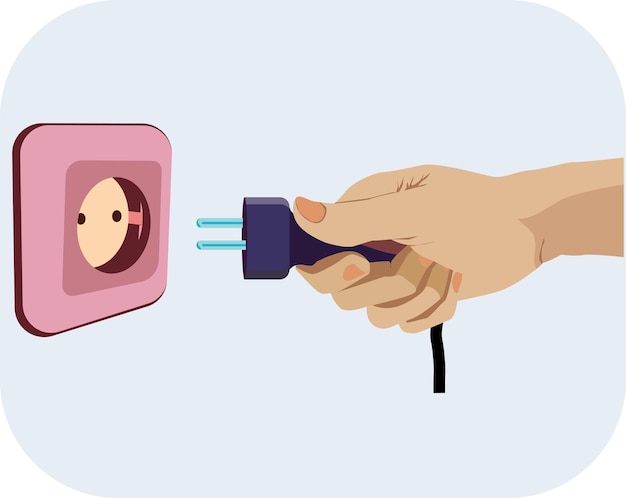 Inserting a Plug into an Electrical Outlet | Jiffy Designs