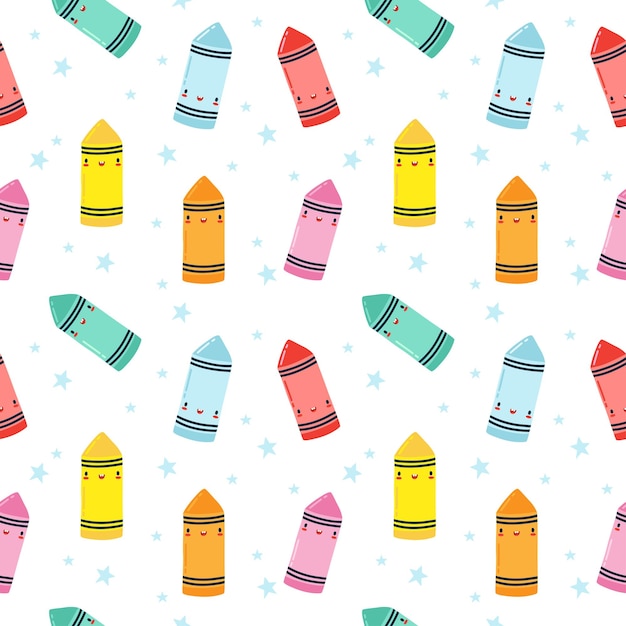 Vibrant Crayon Collection: Diverse Artistic Elements for Versatile ...