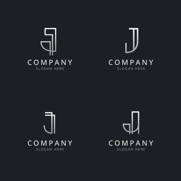 Minimalist Monogram Logos with Sleek Geometric Shapes | Jiffy Designs