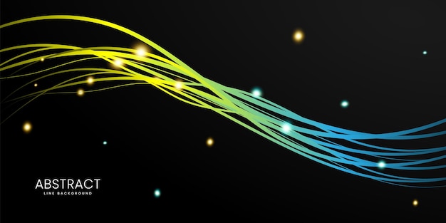 Cosmic Waves: Flowing Ribbons of Light and Color | Jiffy Designs
