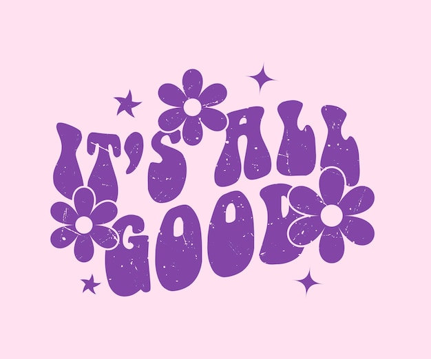 Vibrant Purple Floral Design with Whimsical Lettering | Jiffy Designs
