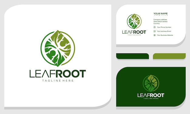 Vibrant Leaf and Root Logo Design for Nature-Inspired Brand | Jiffy Designs