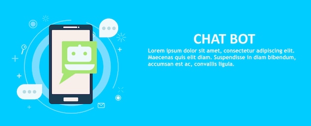 Stylized Chatbot Icon with Speech Bubbles on Mobile Device | Jiffy Designs
