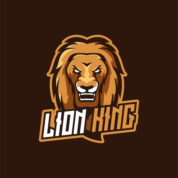 Majestic Lion Mascot Emblem with Fierce Expression | Jiffy Designs