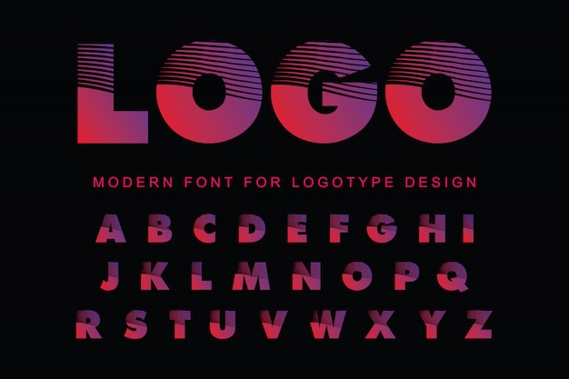 Bold Retro-Inspired Lettering with Vibrant Color Gradients | Jiffy Designs
