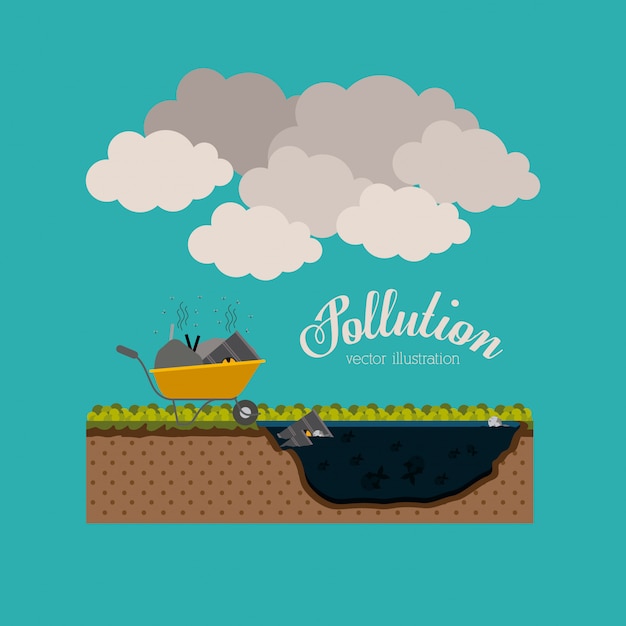 Whimsical Illustration Depicting Environmental Pollution | Jiffy Designs