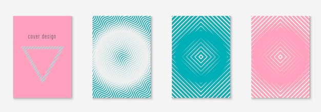 Vibrant Geometric Patterns in Soothing Teal and Soft Pink | Jiffy Designs
