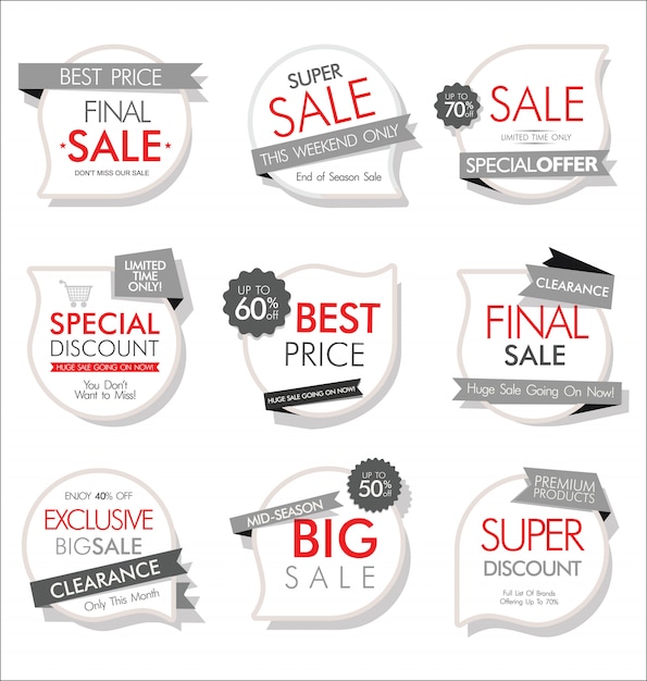 Diverse Collection of Sale and Discount Promotional Graphics | Jiffy ...
