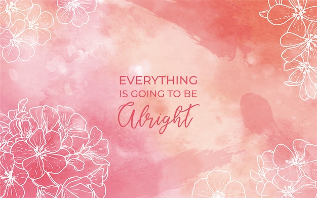 Vibrant Floral Backdrop with Inspirational Handwritten Text | Jiffy Designs