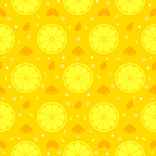 Lemon Orange Fruits Seamless Pattern Background Vector Format | Jiffy ...