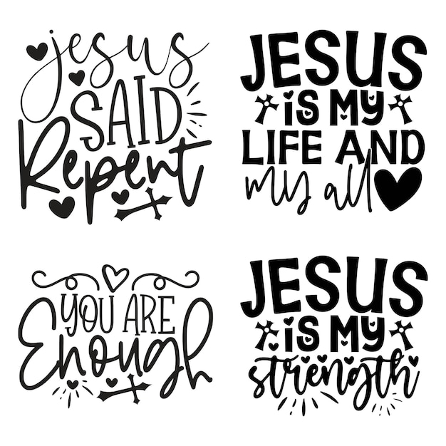 Inspirational Christian Lettering Designs Featuring the Name Jesus ...