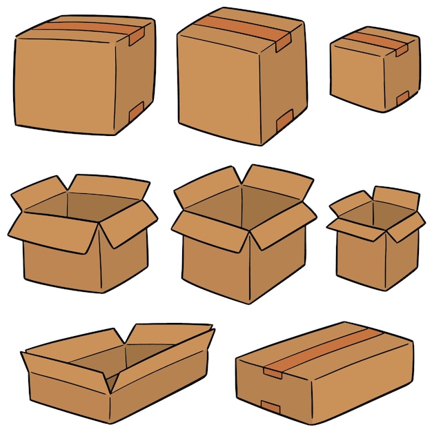 Assortment of Cardboard Boxes in Various Shapes and Sizes | Jiffy Designs