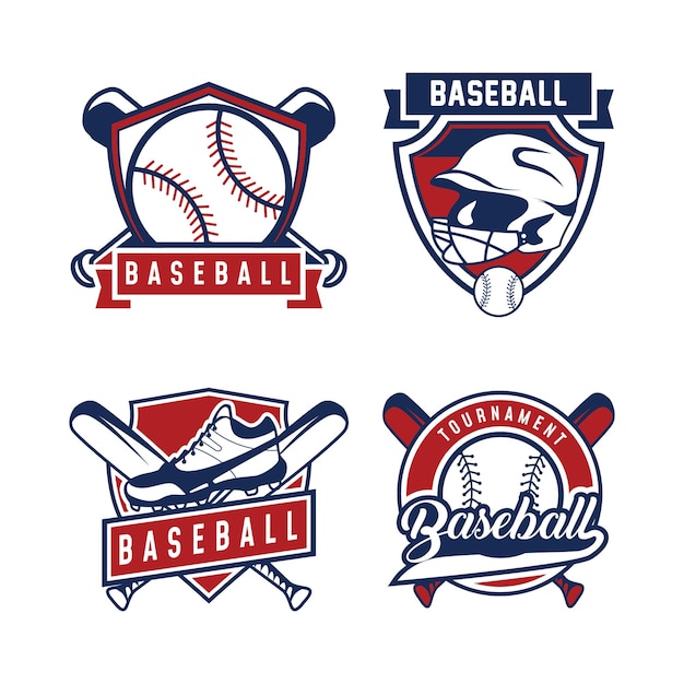 Vibrant Collection of Baseball-Themed Emblems and Logos | Jiffy Designs