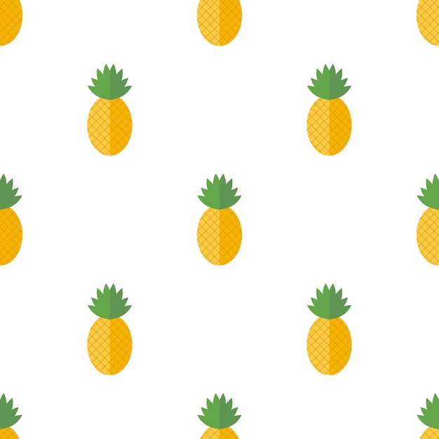 Vibrant Pineapple Pattern: A Tropical Delight | Jiffy Designs