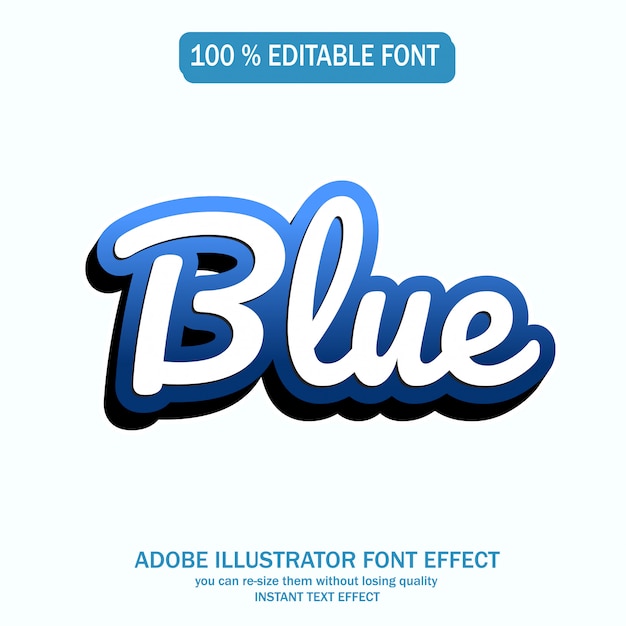 Vibrant Blue Typographic Logo Design | Jiffy Designs
