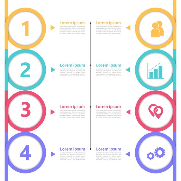 Vibrant Circular Infographic with Diverse Icons and Text | Jiffy Designs