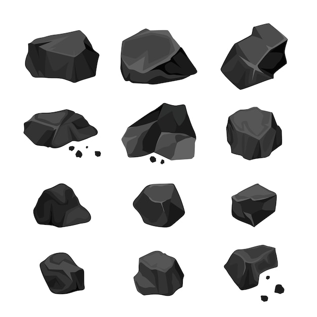 Captivating Collection of Striking Geometric Black Rocks | Jiffy Designs