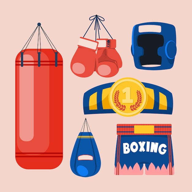 Vibrant Boxing Gear and Accessories Showcased | Jiffy Designs