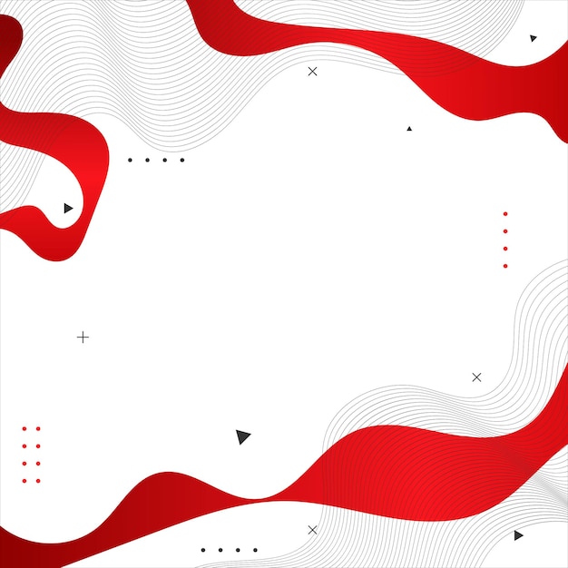 Flowing Red Ribbons Floating Across Minimalist White Space | Jiffy Designs