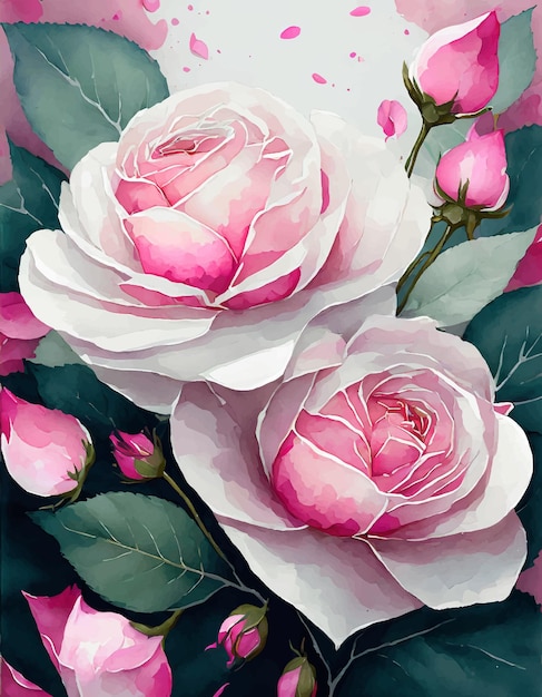 Delicate Blush: Radiant Roses in Vibrant Splendor | Jiffy Designs