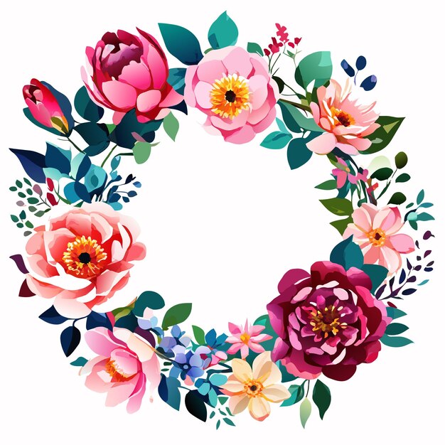 Vibrant Floral Wreath with Blooming Peonies and Succulents | Jiffy Designs