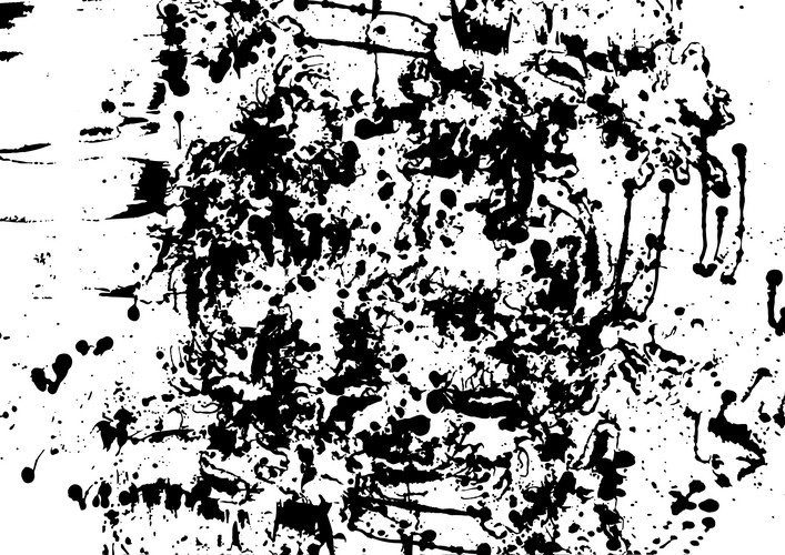 Vector Black Ink Splatter Background Isolated | Jiffy Designs