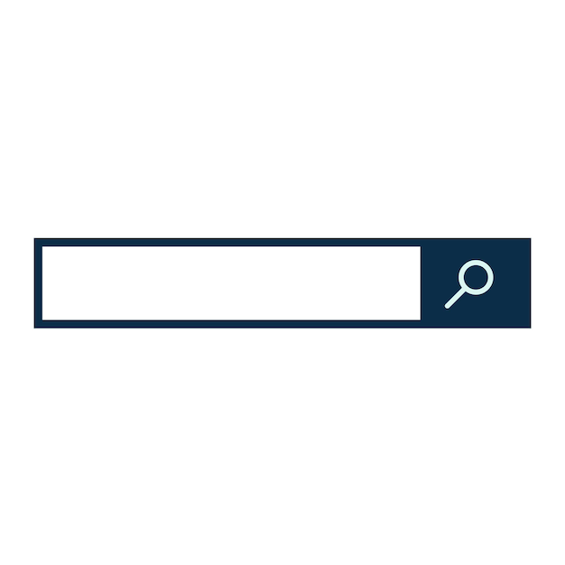 Minimalist Search Bar with Magnifying Glass Icon | Jiffy Designs