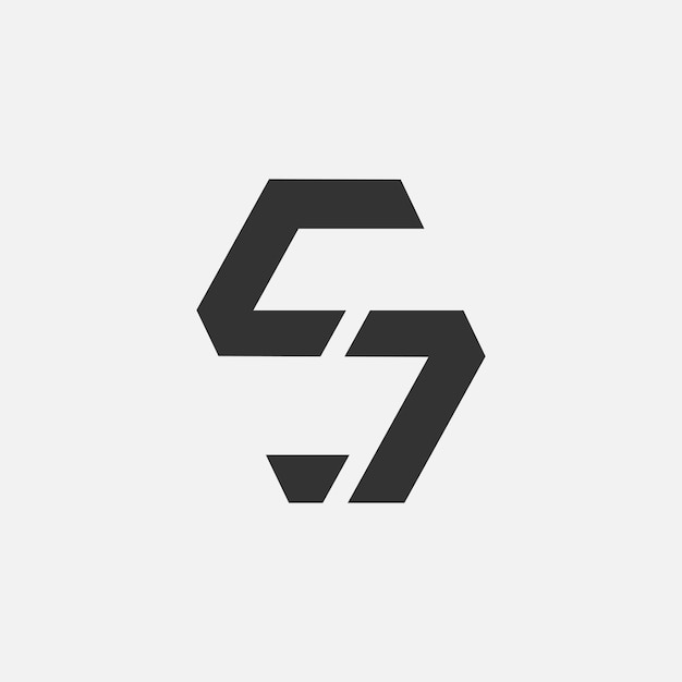 Striking Monogram Emblem in Bold Geometric Design | Jiffy Designs