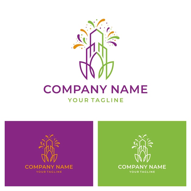 Vibrant Floral Emblem with Stylized Nature Motifs | Jiffy Designs